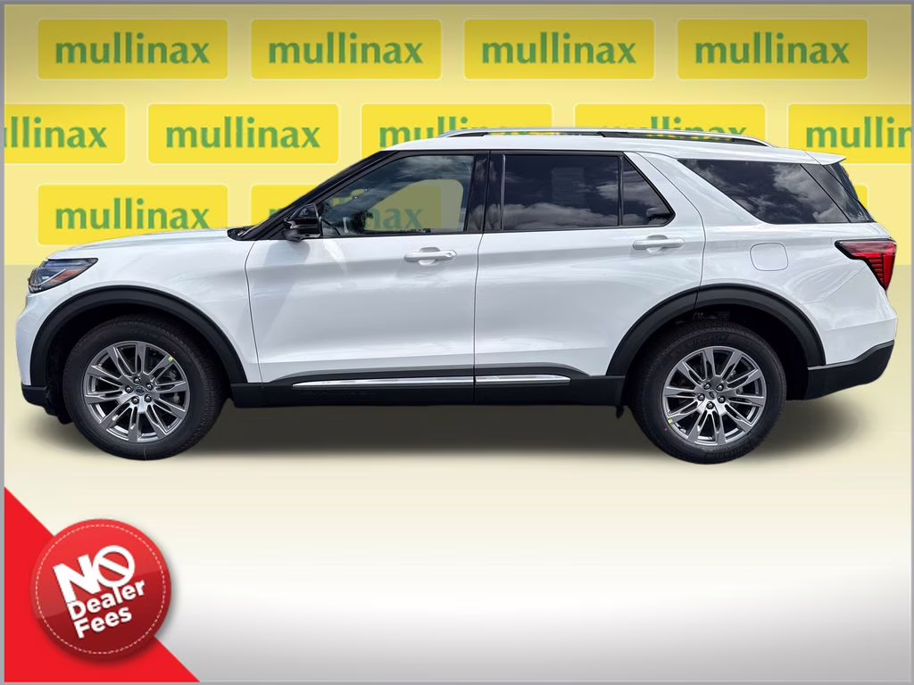 2026 Star White Metallic TC Ford Explorer Platinum RWD SUV