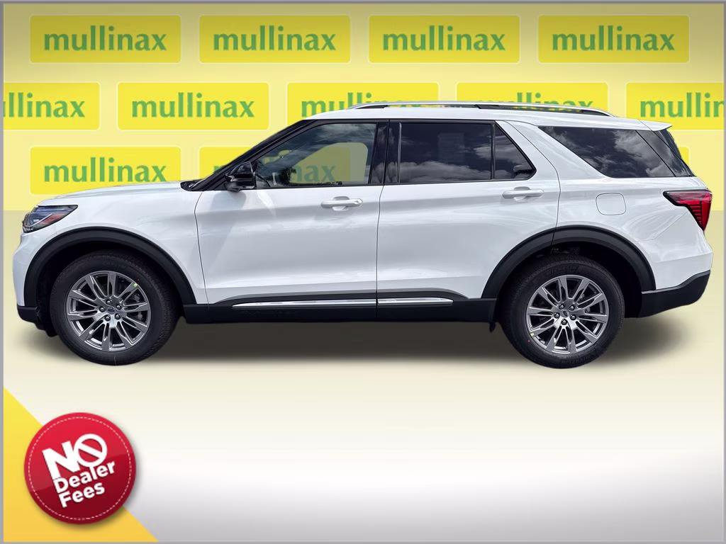 2026 Star White Metallic TC Ford Explorer Platinum RWD SUV