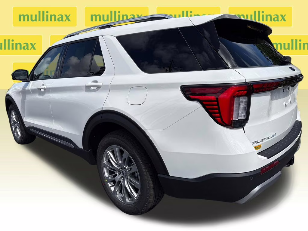 2026 Star White Metallic TC Ford Explorer Platinum RWD SUV
