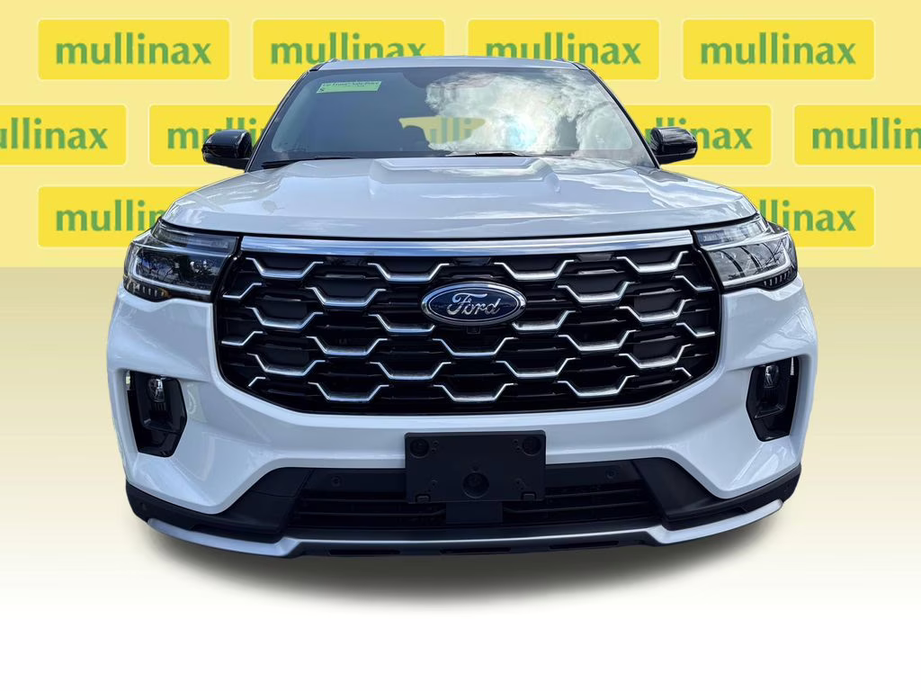 2026 Star White Metallic TC Ford Explorer Platinum RWD SUV