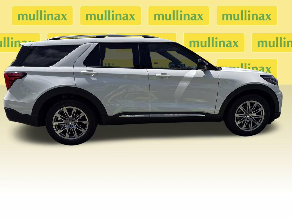 2026 Star White Metallic TC Ford Explorer Platinum RWD SUV