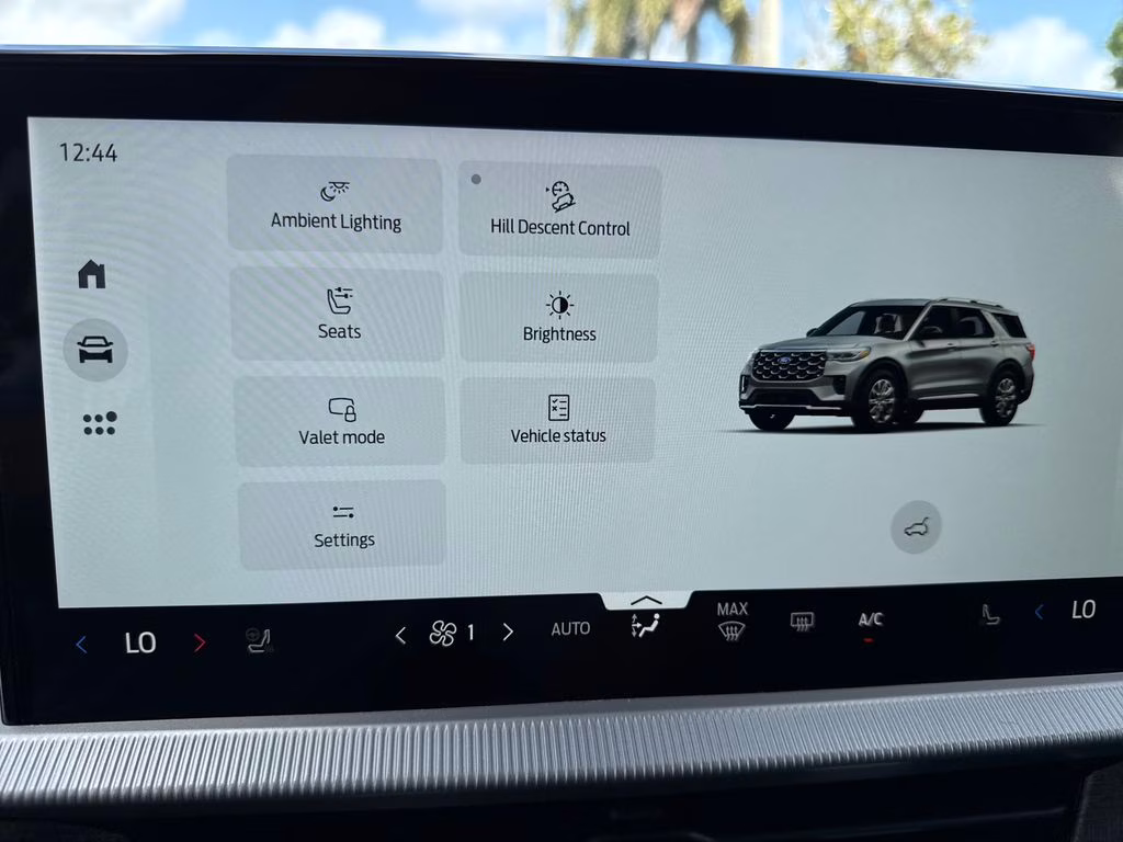 2026 Star White Metallic TC Ford Explorer Platinum RWD SUV