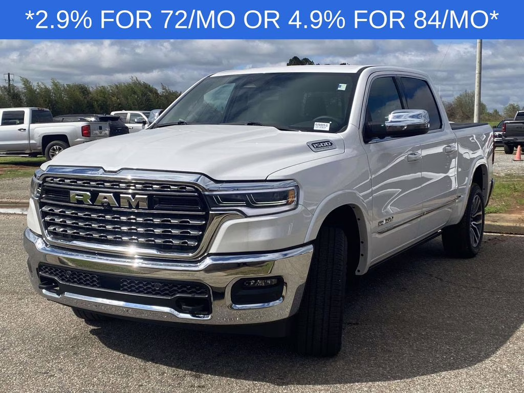 2026 Ivory White Tri-Coat Pearlcoat Ram 1500 Limited 4X4 Truck