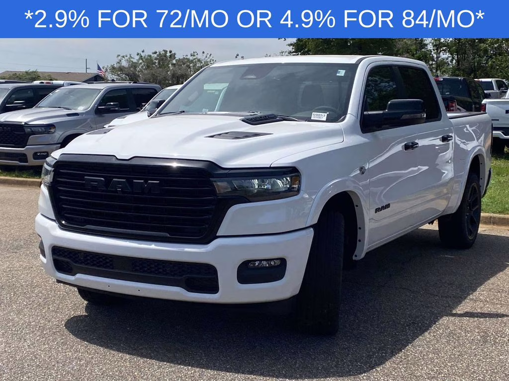 2026 Bright White Clearcoat Ram 1500 Laramie 4X4 Truck
