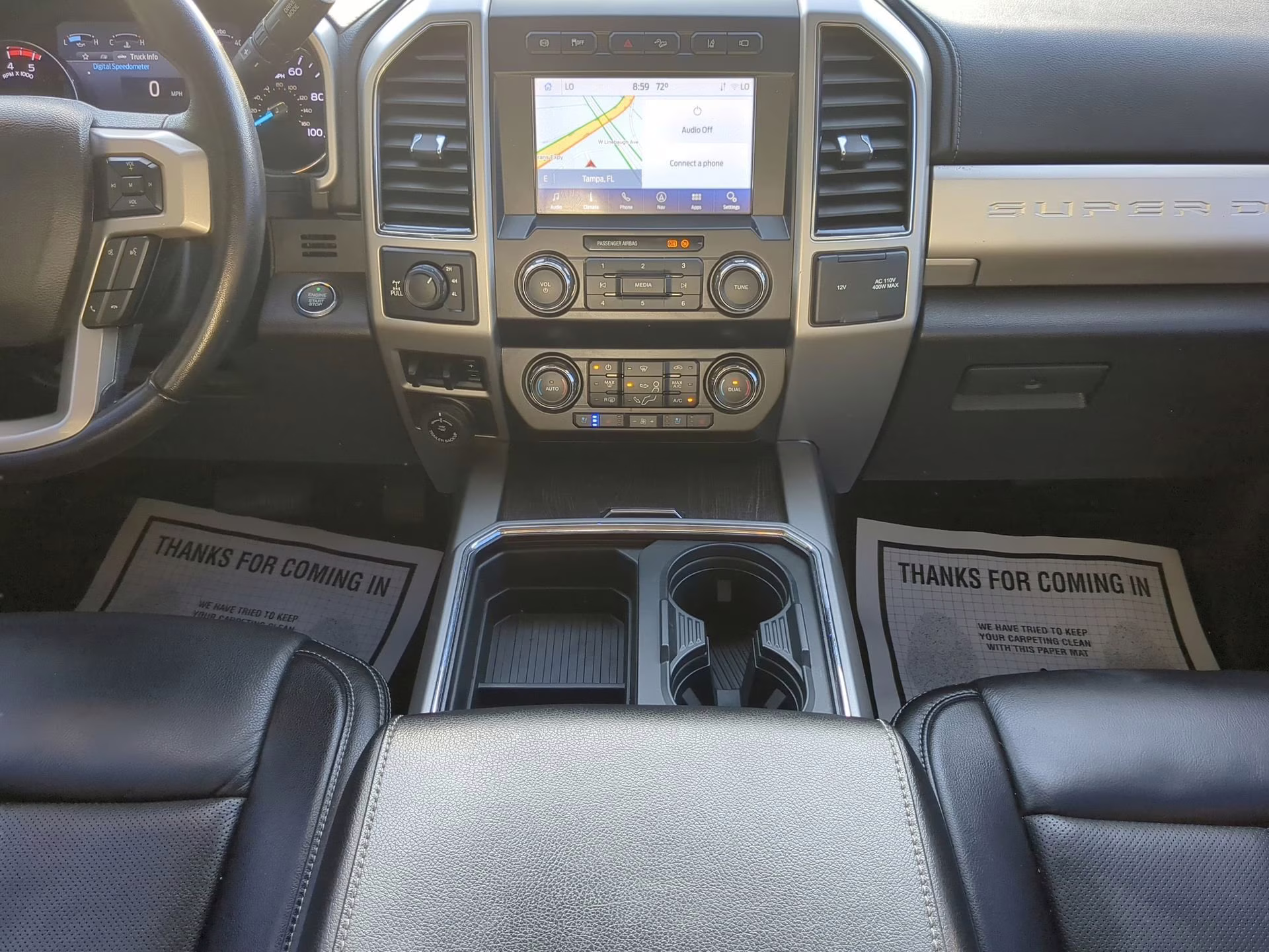 2021 Carbonized Gray Metallic Ford Super Duty F-250 SRW LARIAT Crew Cab Pickup 4X4 Truck