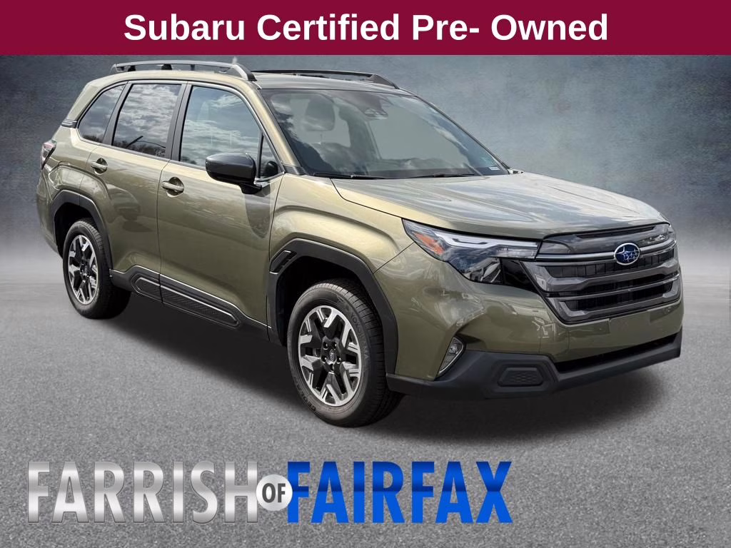 2026 Autumn Green Metallic Subaru Forester Premium AWD SUV
