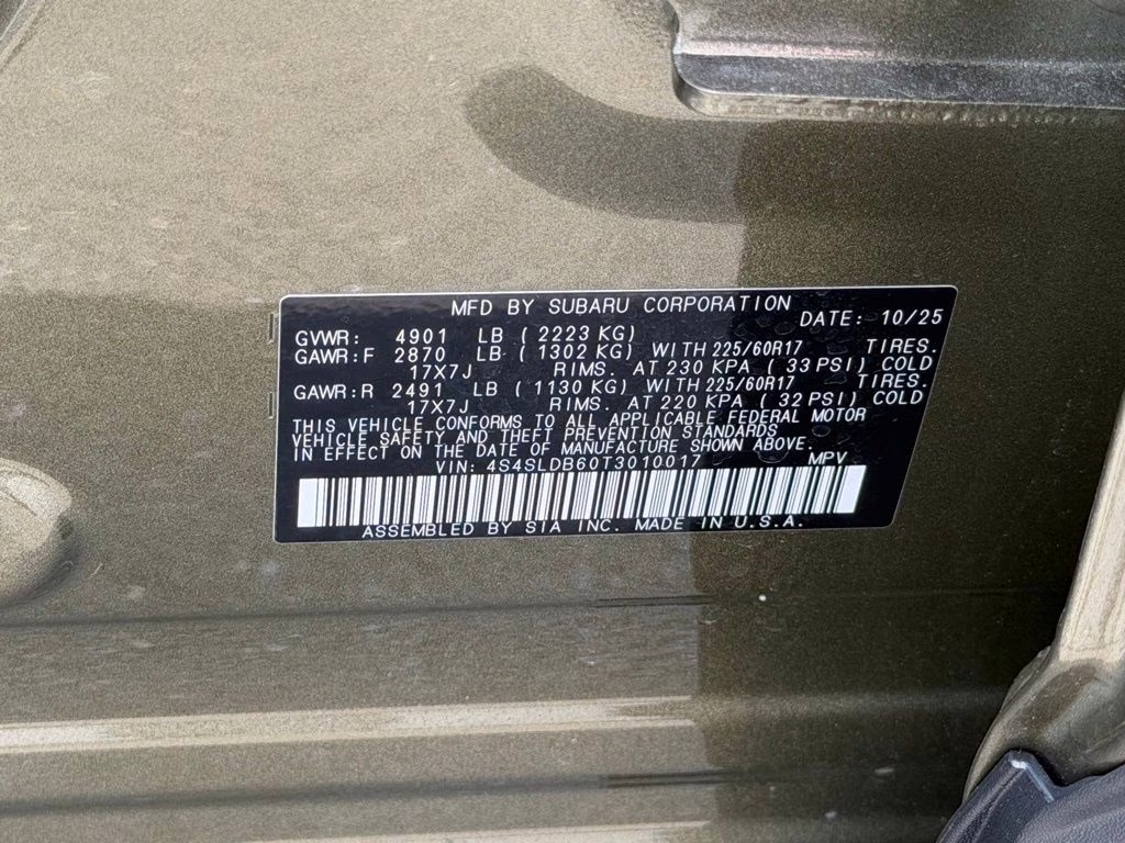 2026 Autumn Green Metallic Subaru Forester Premium AWD SUV