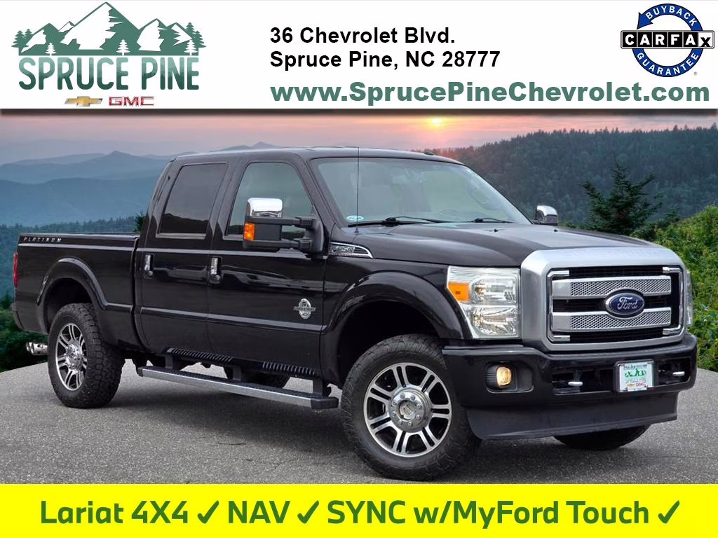 2015 Tuxedo Black Metallic Ford Super Duty F-250 SRW Lariat 4X4 Truck
