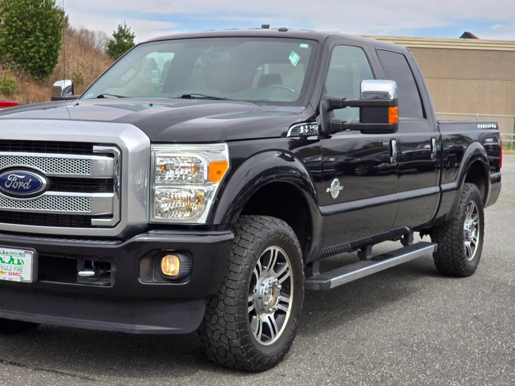 2015 Tuxedo Black Metallic Ford Super Duty F-250 SRW Lariat 4X4 Truck