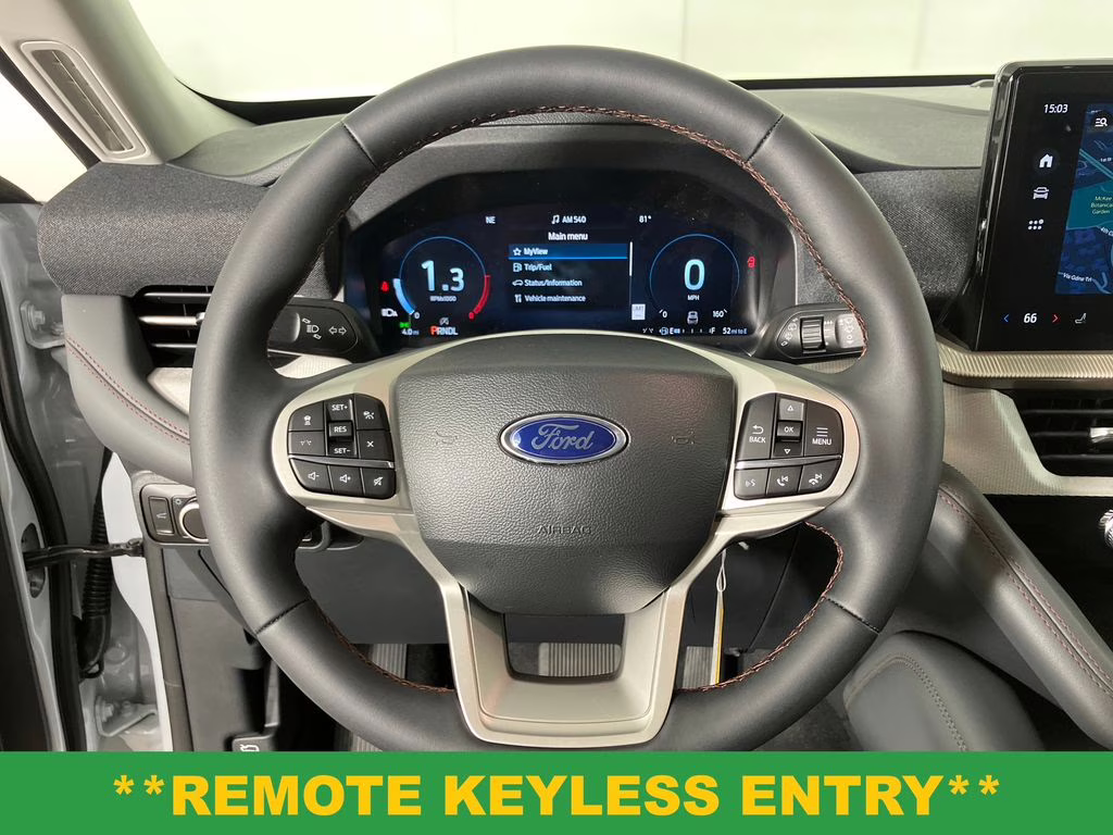 2026 Space White Metallic Ford Explorer Active RWD SUV