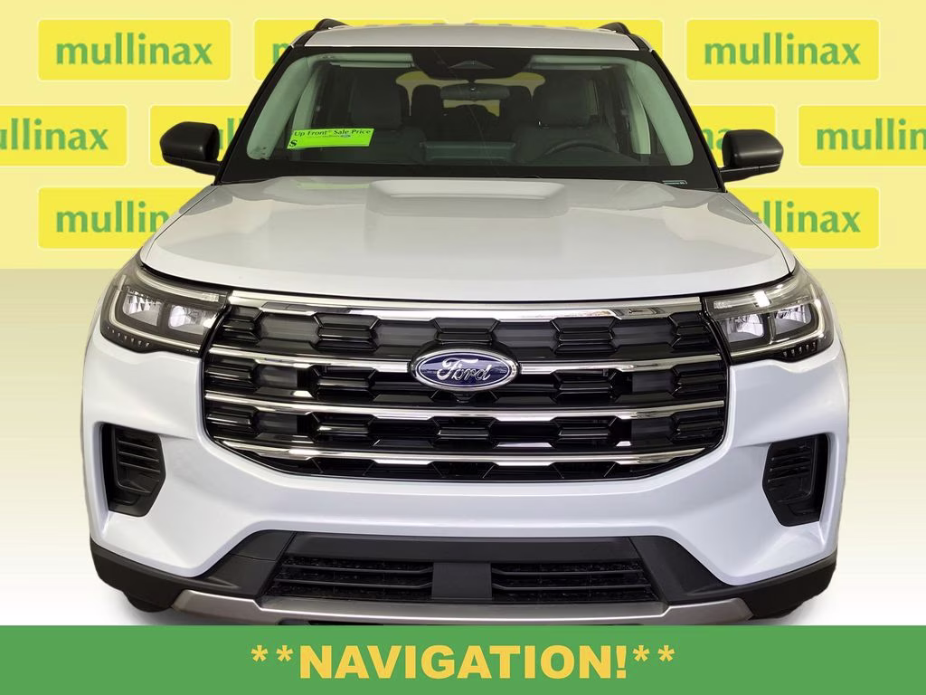 2026 Space White Metallic Ford Explorer Active RWD SUV