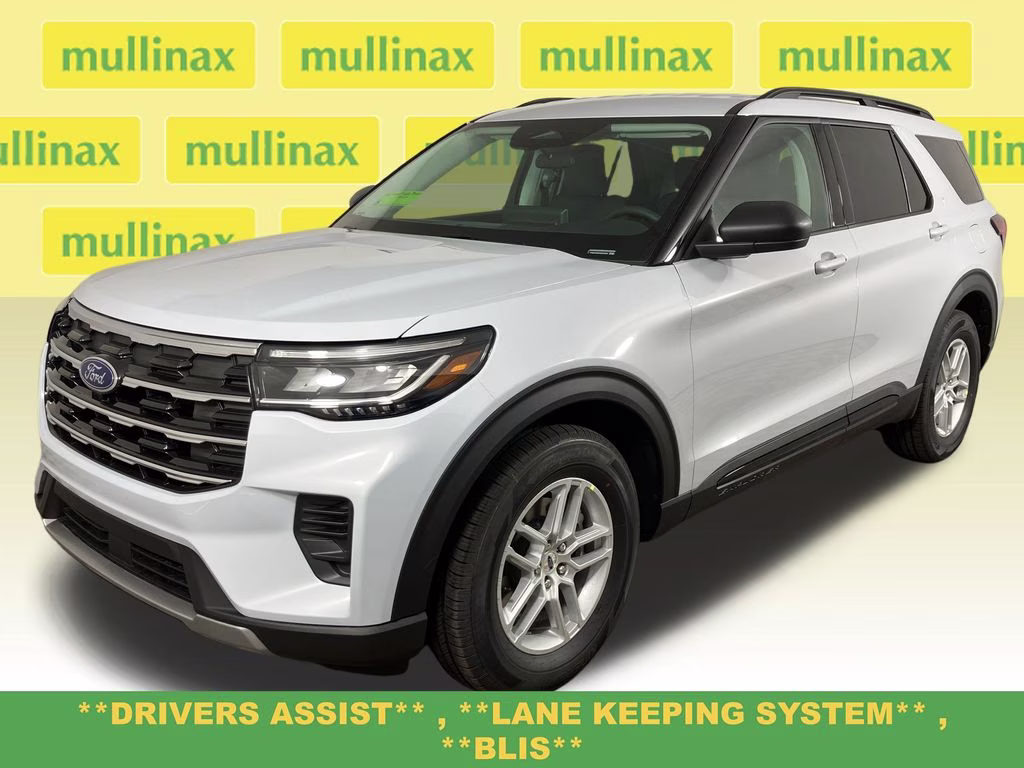 2026 Space White Metallic Ford Explorer Active RWD SUV