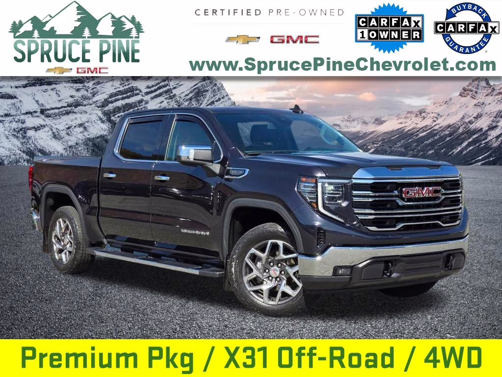 2023 Titanium Rush Metallic GMC Sierra 1500 SLT 4X4 Truck