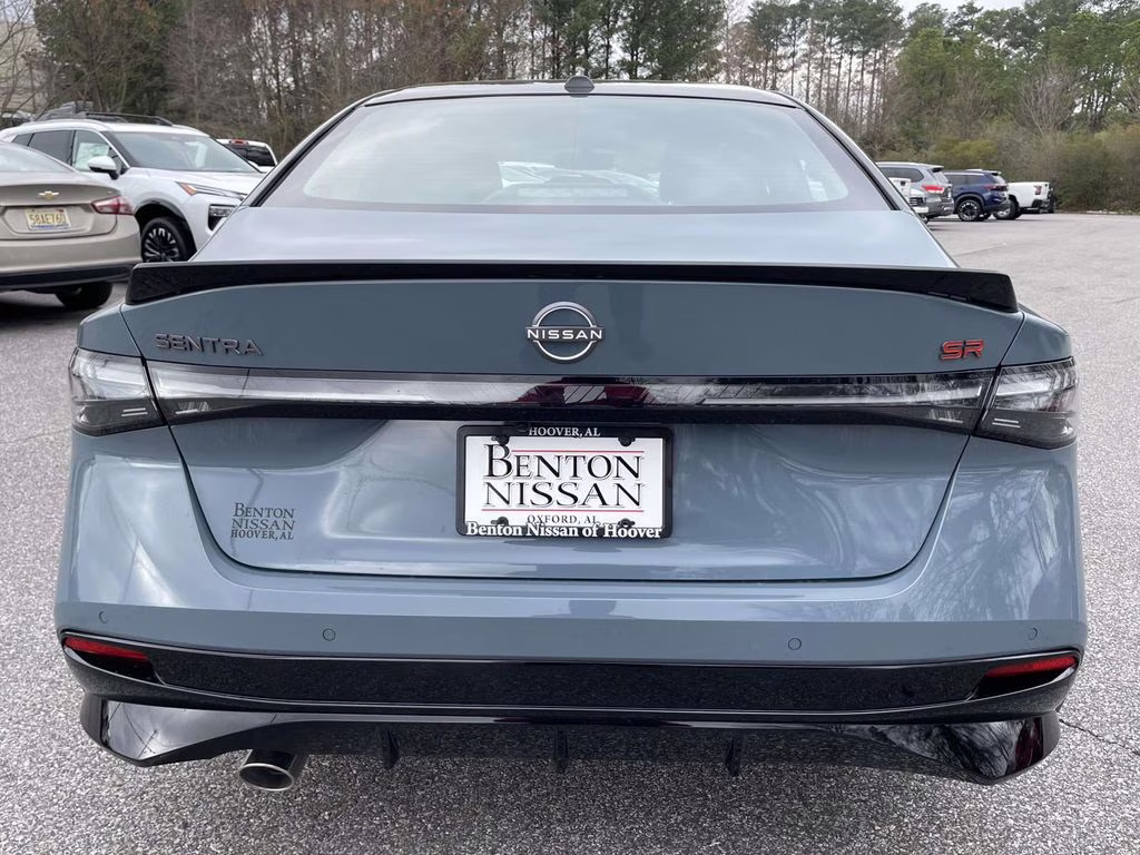 2026 Atlantic Gray/Super Black Nissan Sentra SR FWD Sedan
