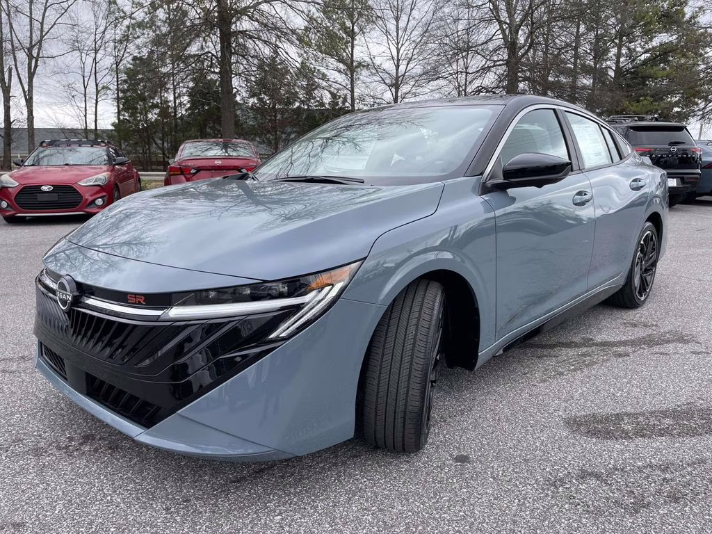 2026 Atlantic Gray/Super Black Nissan Sentra SR FWD Sedan