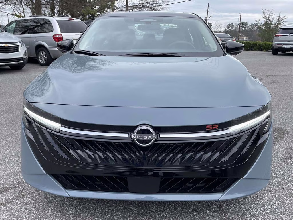 2026 Atlantic Gray/Super Black Nissan Sentra SR FWD Sedan