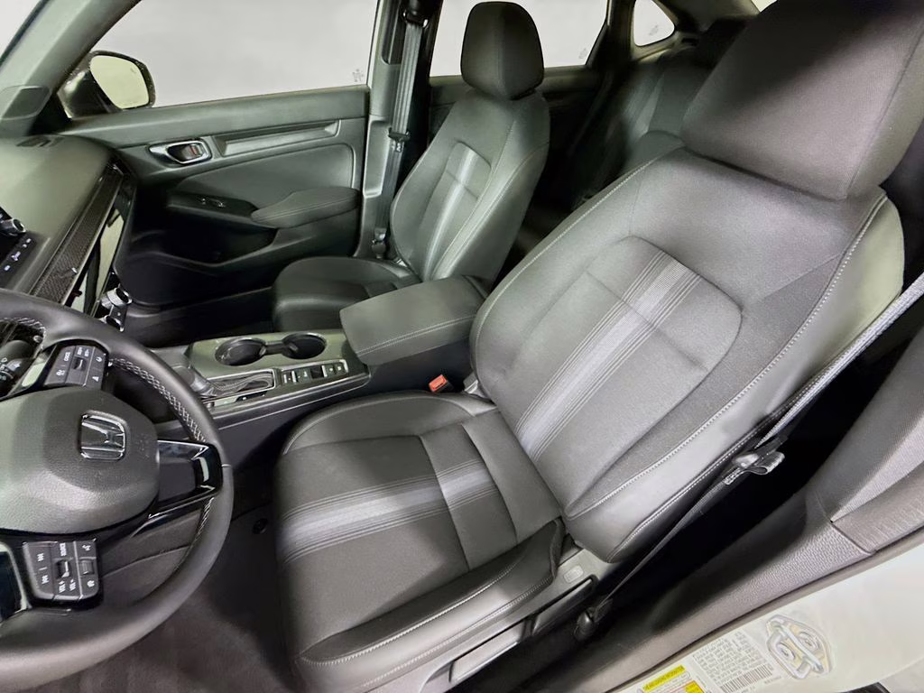 2026 Platinum White Pearl Honda Civic Sport FWD Sedan