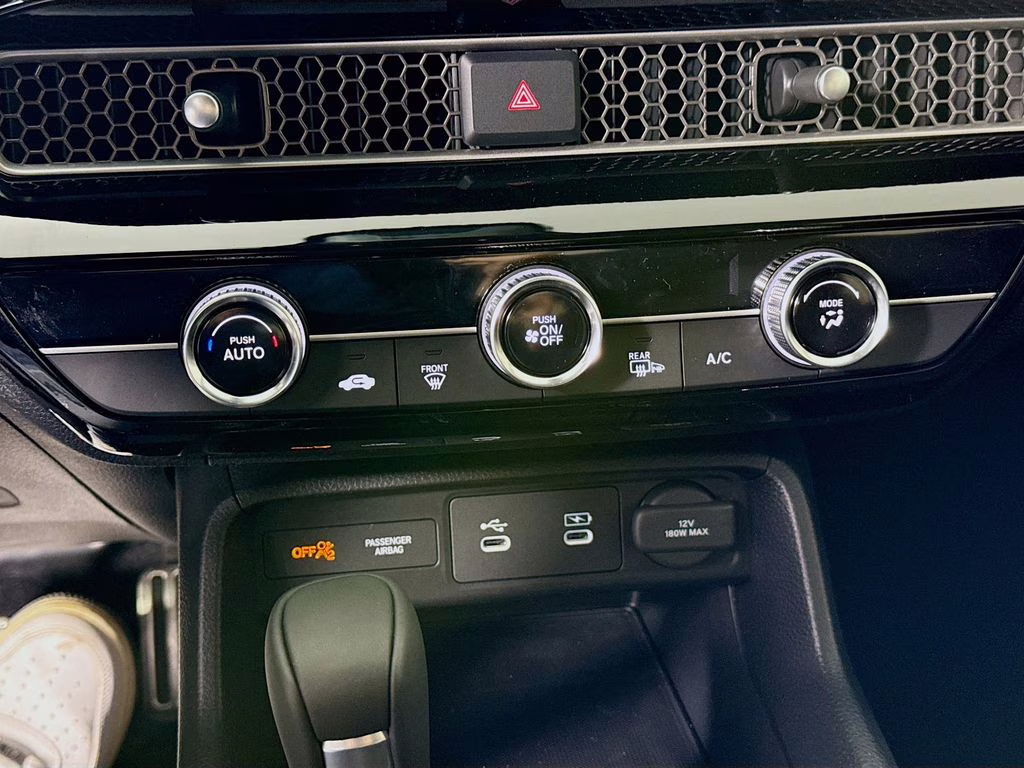 2026 Platinum White Pearl Honda Civic Sport FWD Sedan