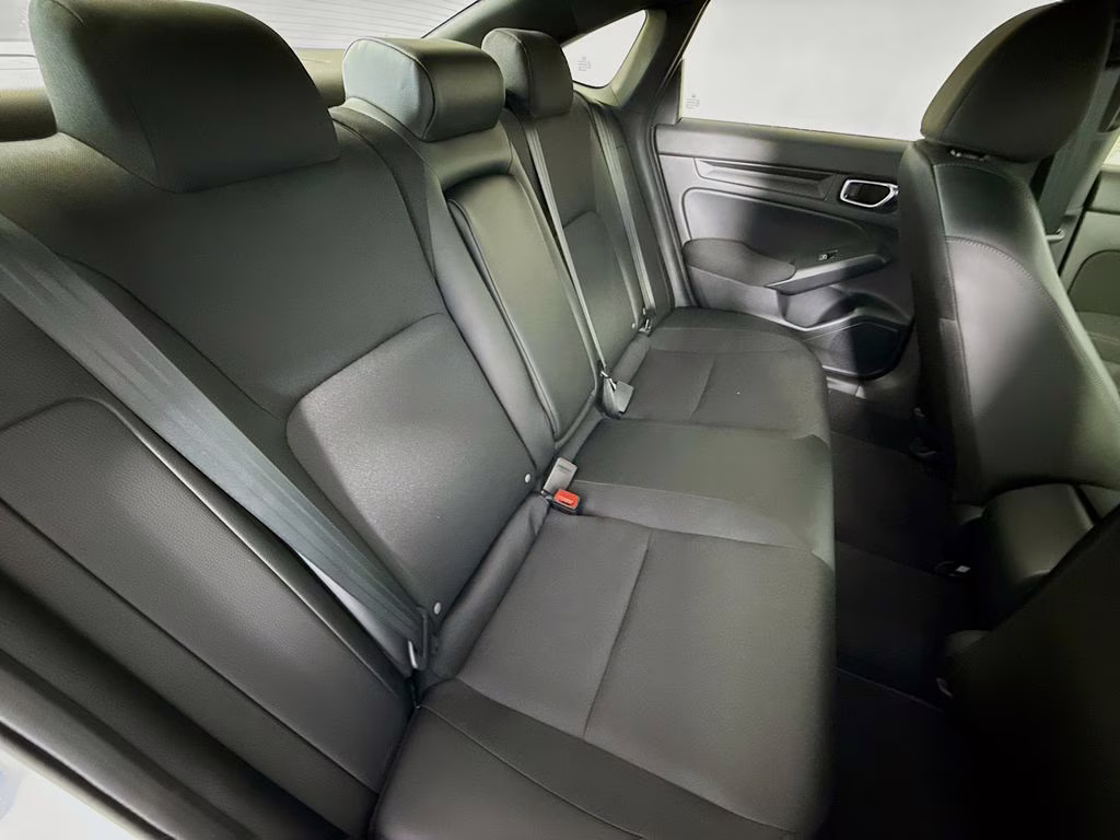 2026 Platinum White Pearl Honda Civic Sport FWD Sedan