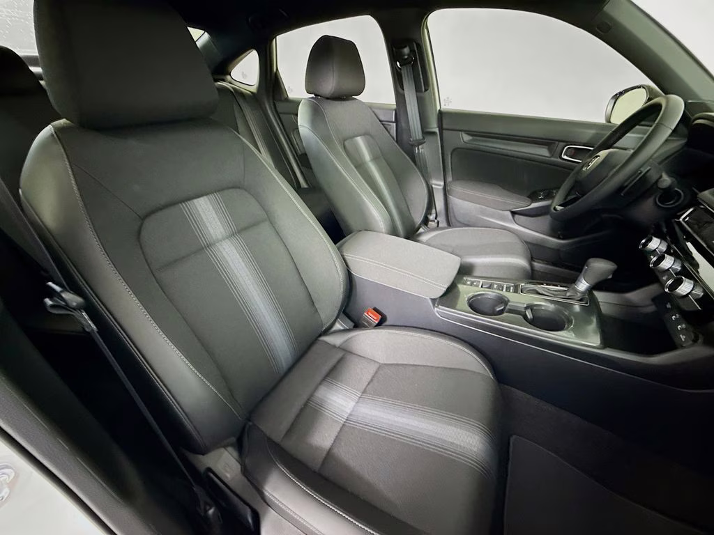 2026 Platinum White Pearl Honda Civic Sport FWD Sedan