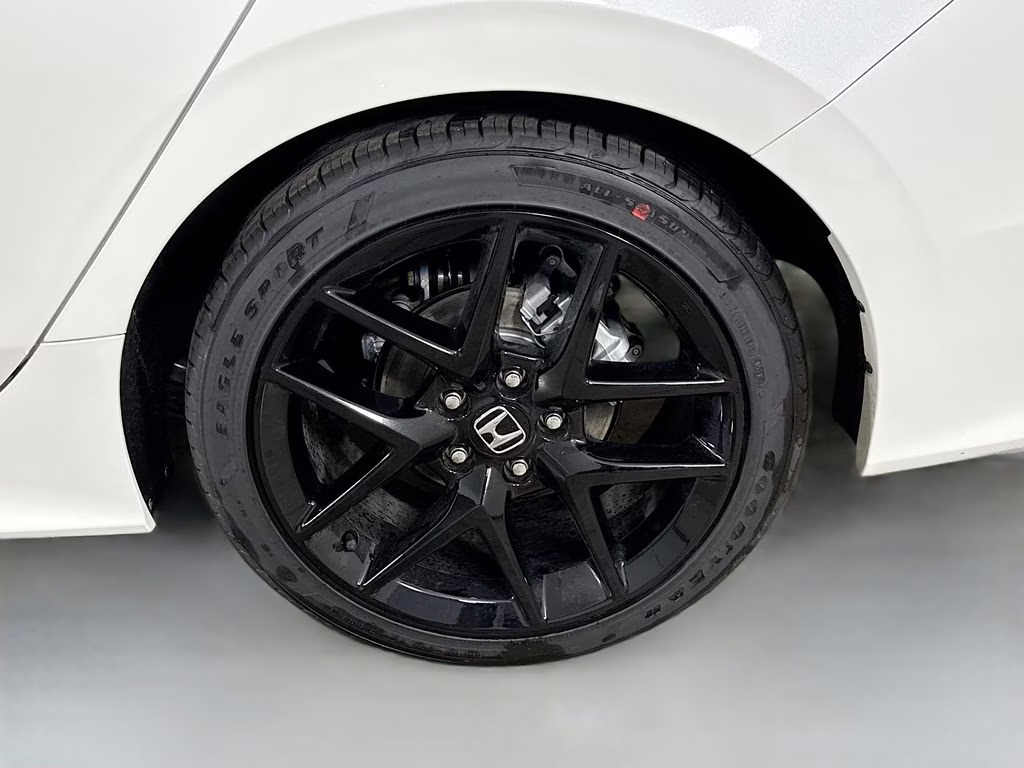 2026 Platinum White Pearl Honda Civic Sport FWD Sedan