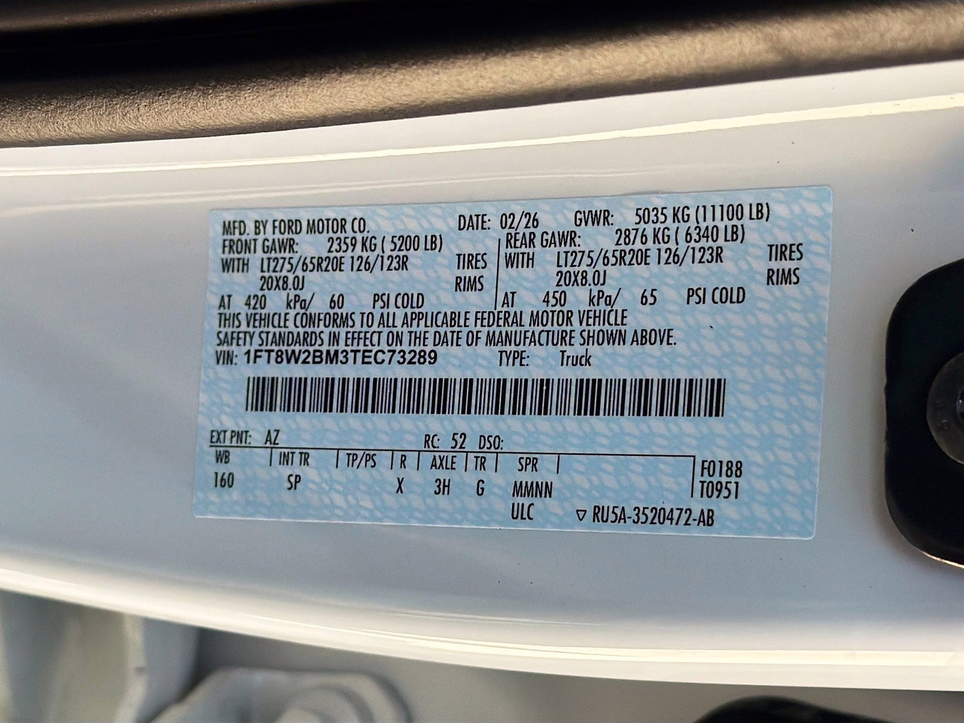 2026 Star White Metallic Tri-Coat Ford Super Duty F-250 SRW King Ranch 4X4 Truck