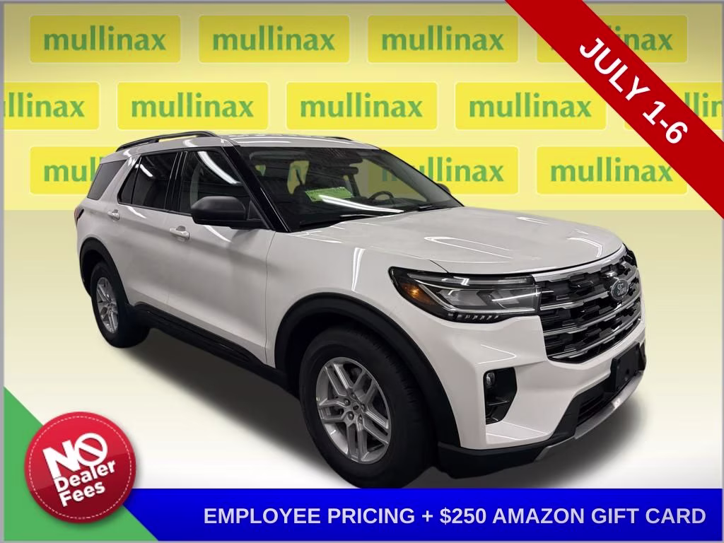 2026 White Ford Explorer Active RWD SUV