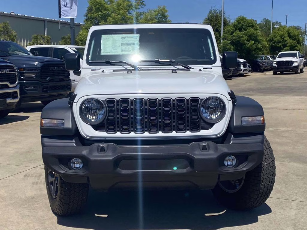 2026 Bright White Clearcoat Jeep Wrangler Sport S 4X4 SUV