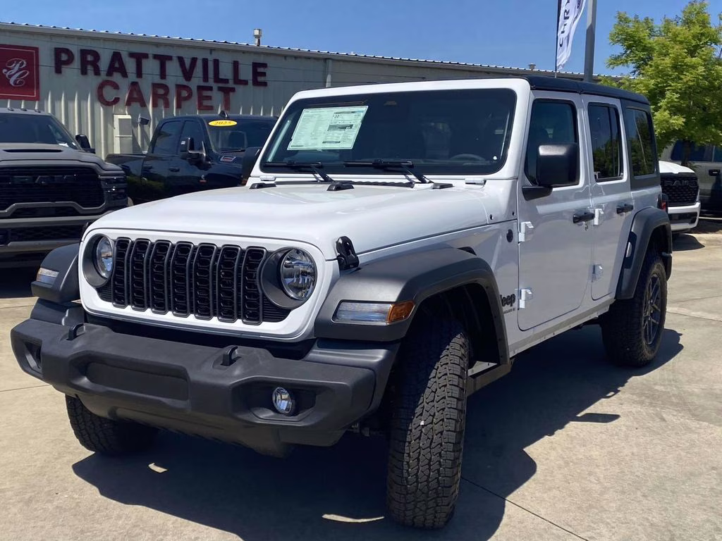 2026 Bright White Clearcoat Jeep Wrangler Sport S 4X4 SUV