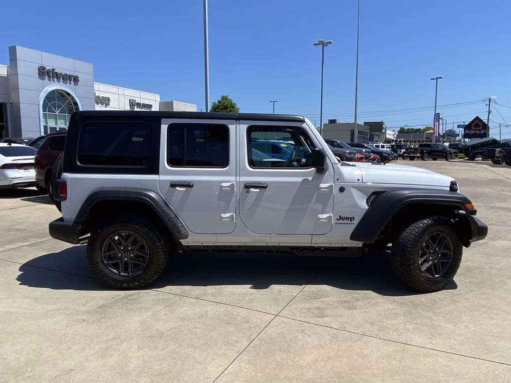 2026 Bright White Clearcoat Jeep Wrangler Sport S 4X4 SUV
