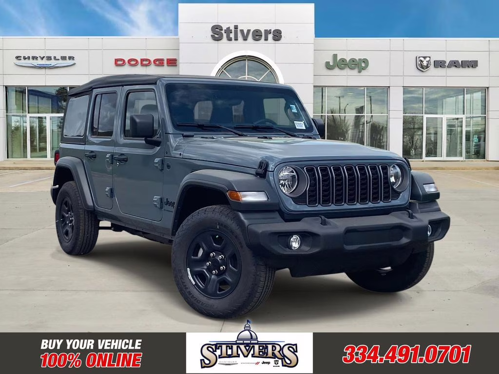 2026 Anvil Clear Coat Jeep Wrangler Sport 4X4 SUV