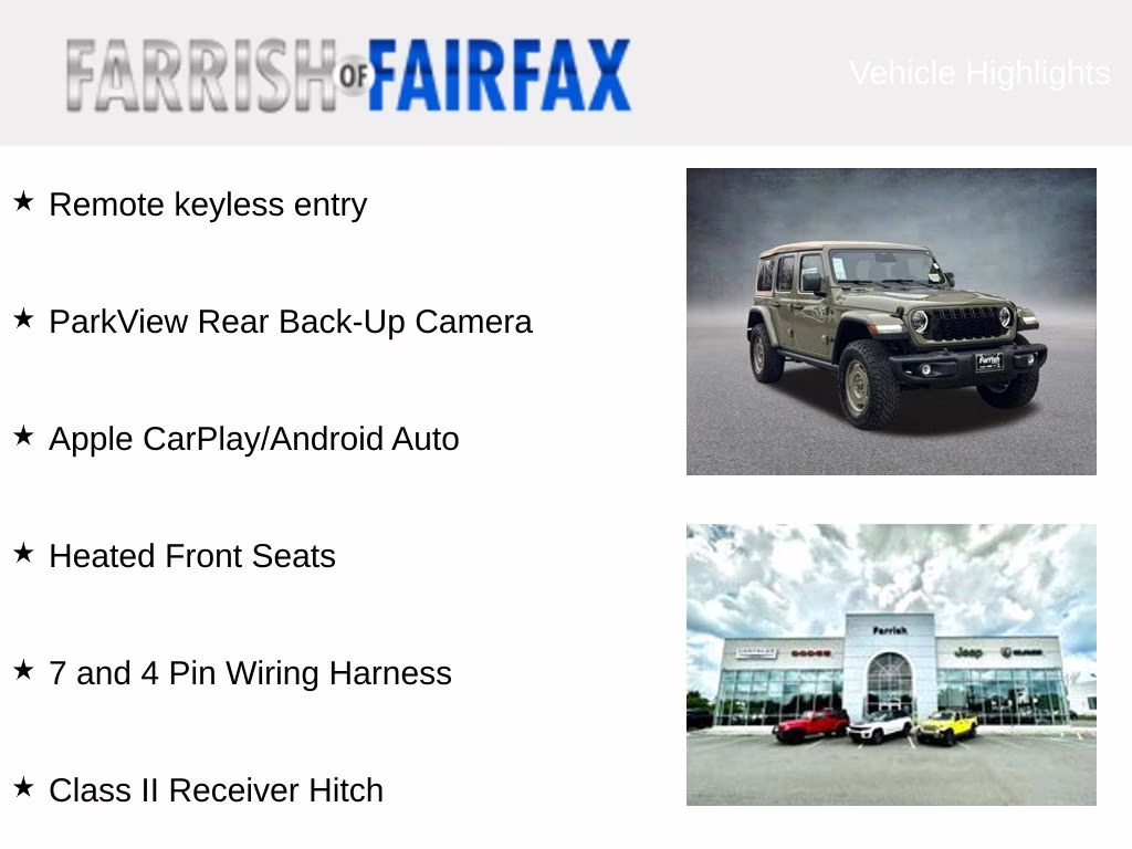 2026 41 Jeep Wrangler Willys 4X4 SUV