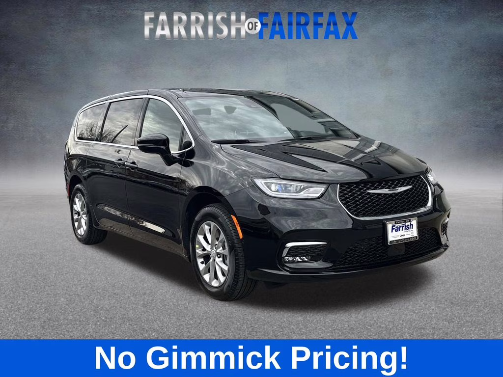2026 Diamond Black Crystal Pearlcoat Chrysler Pacifica Limited AWD Van
