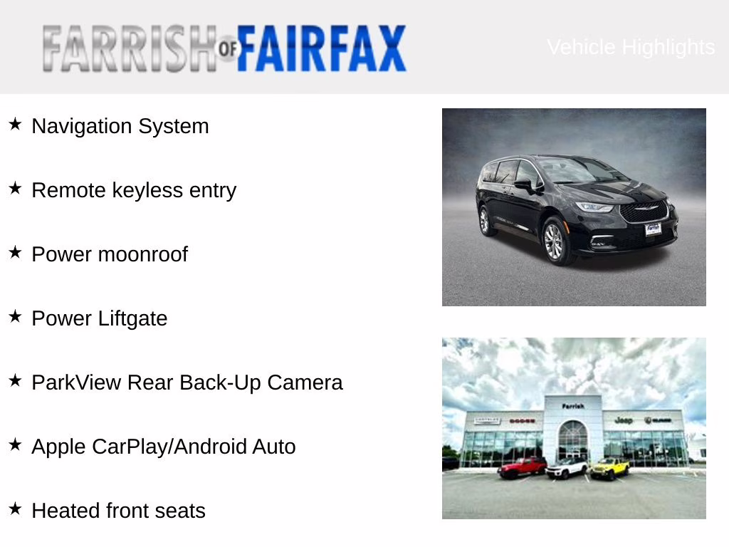 2026 Diamond Black Crystal Pearlcoat Chrysler Pacifica Limited AWD Van