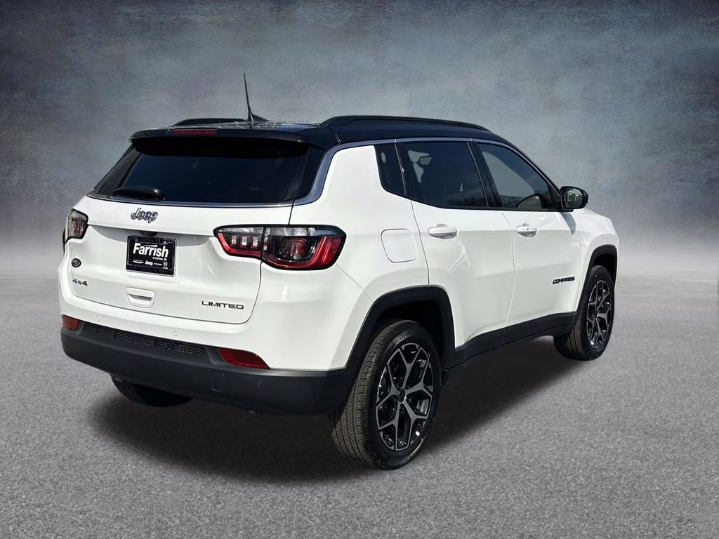 2026 Bright White Clearcoat Jeep Compass Limited 4X4 SUV
