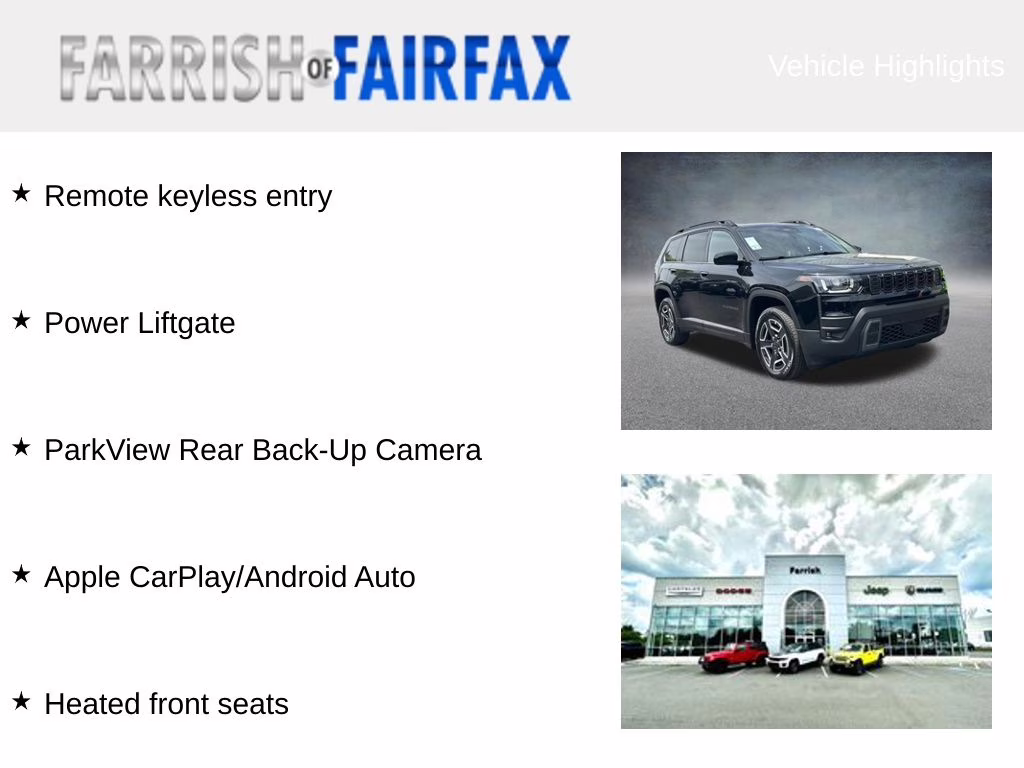 2026 Diamond Black Crystal Pearlcoat Jeep Cherokee Laredo 4X4 SUV