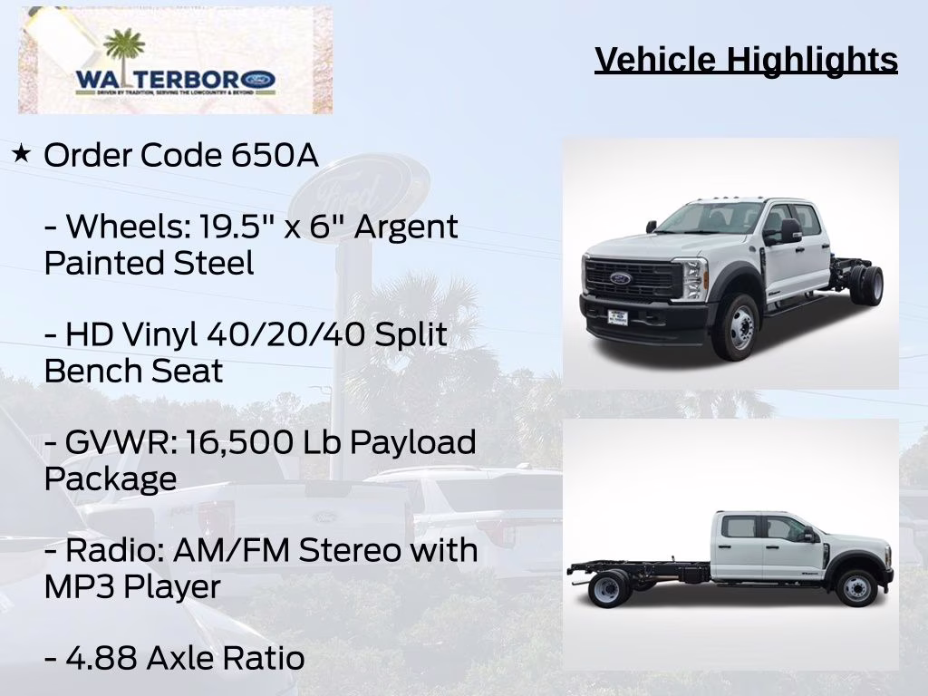 2026 Oxford White Ford Super Duty F-450 DRW XL RWD Chassis