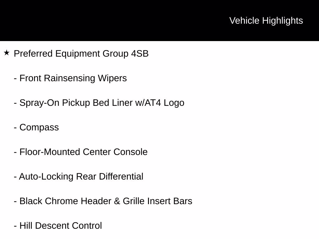 2023 Summit White GMC Sierra 1500 AT4 4X4 Truck