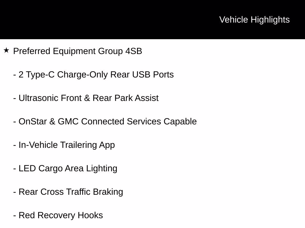 2023 Summit White GMC Sierra 1500 AT4 4X4 Truck