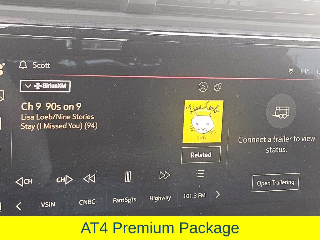 2023 Summit White GMC Sierra 1500 AT4 4X4 Truck