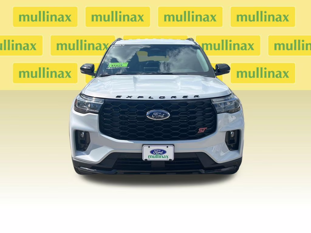 2026 White Metallic Ford Explorer ST 4X4 SUV