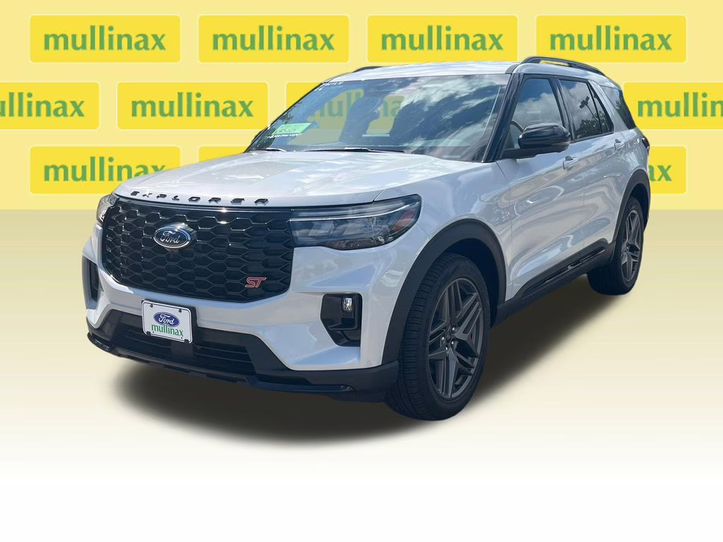 2026 White Metallic Ford Explorer ST 4X4 SUV