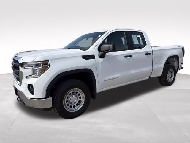 2021 Summit White GMC Sierra 1500 Base 4X4 Truck