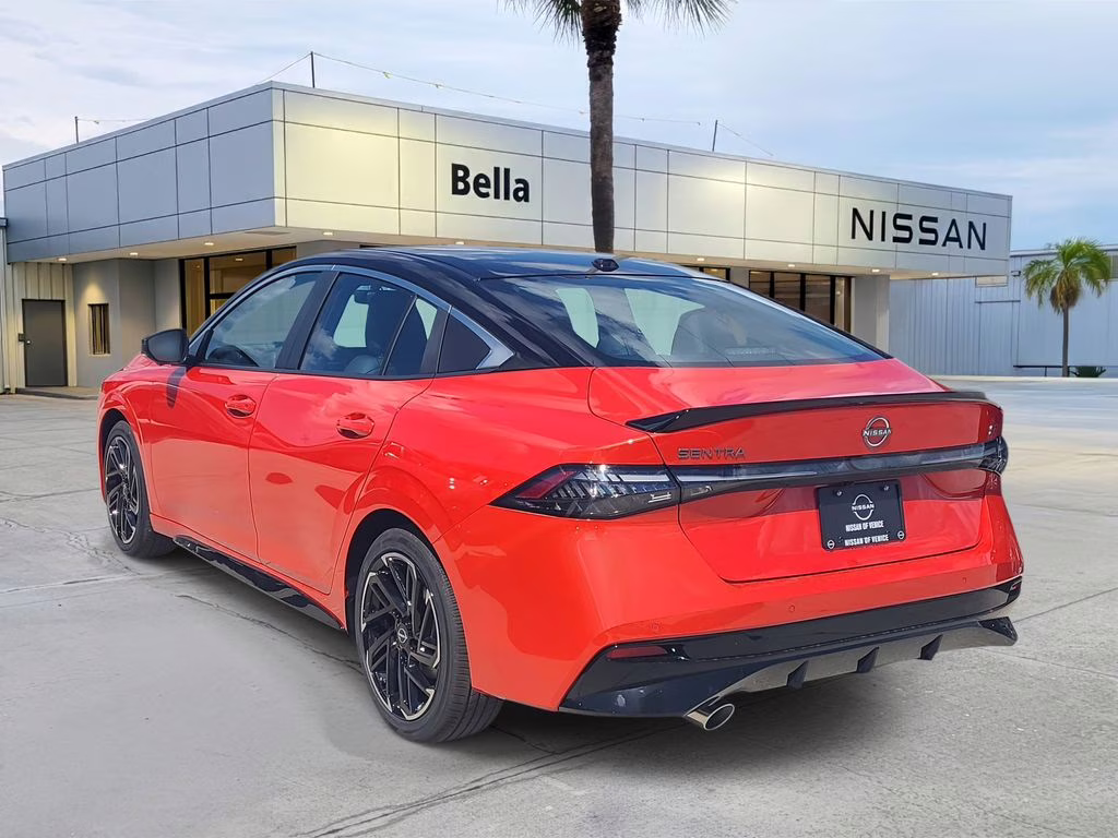 2026 Energetic Ember/Super Blk Nissan Sentra SR FWD Sedan