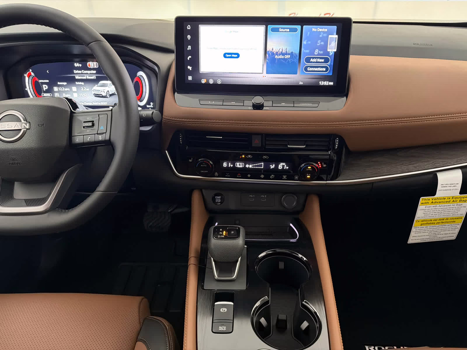 2026 Everest White Pearl Tricoat Nissan Rogue Platinum AWD SUV