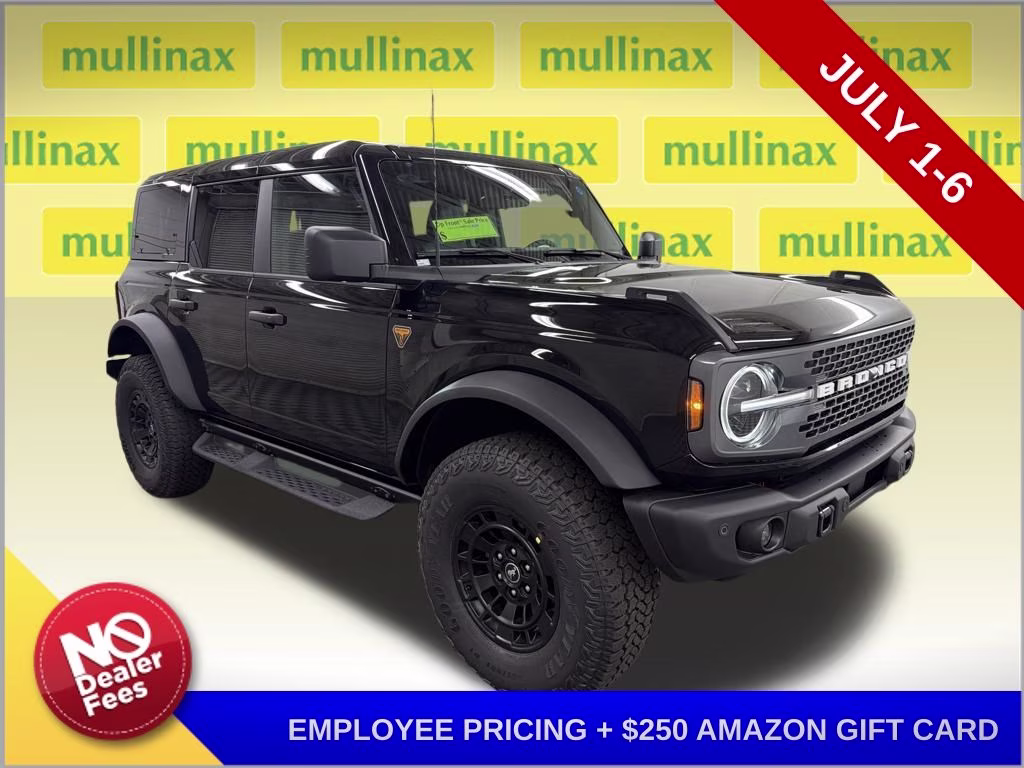 2026 SHADOW BLACK Ford Bronco Badlands 4X4 SUV