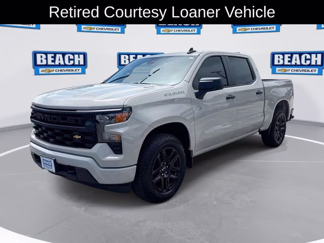 2026 White Sands Chevrolet Silverado 1500 Custom 4X4 Truck