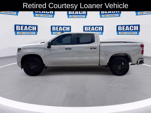 2026 White Sands Chevrolet Silverado 1500 Custom 4X4 Truck