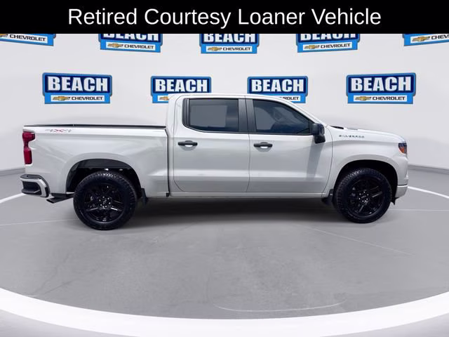 2026 White Sands Chevrolet Silverado 1500 Custom 4X4 Truck