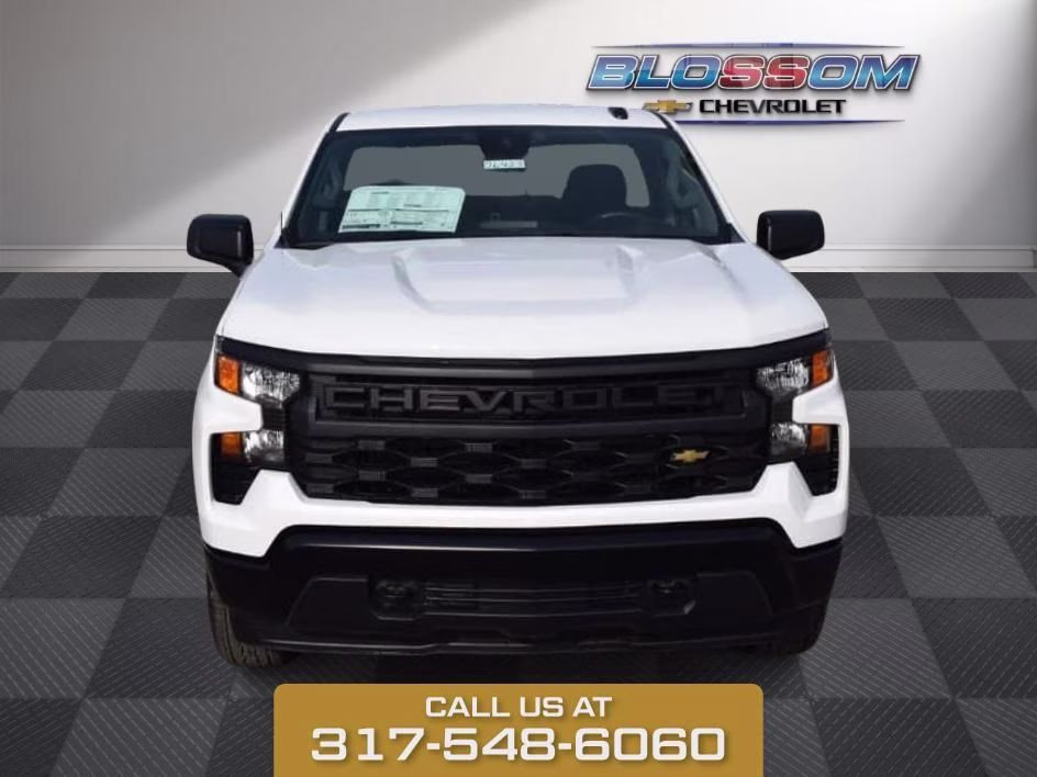 2026 Summit White Chevrolet Silverado 1500 WT 4X4 Truck